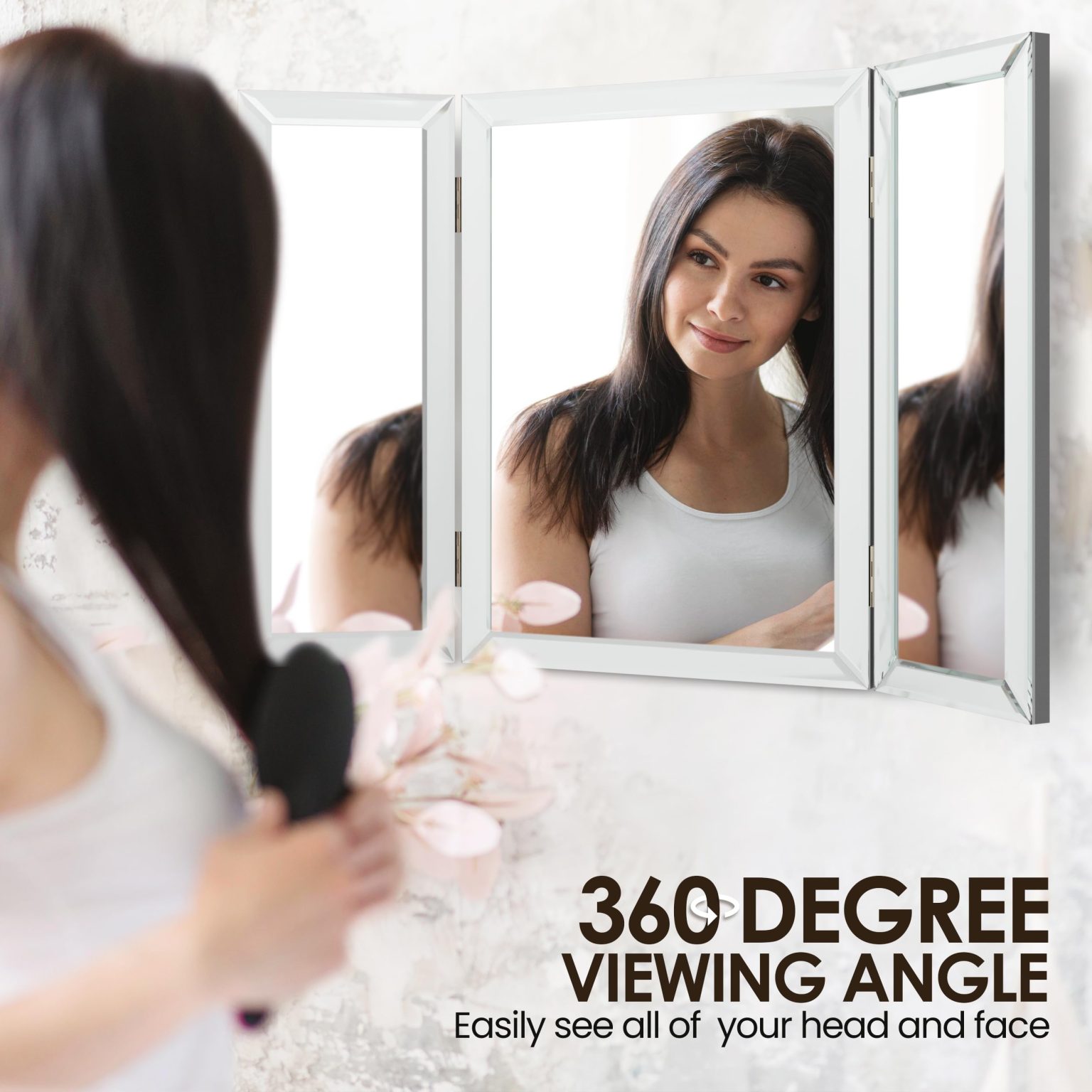 Why a Trifold Bathroom Mirror Beats a Flat Mirror for Everyday Use